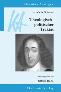 Spinoza: Theologisch-politischer Traktat_cover