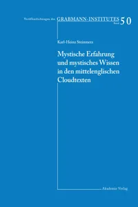 Mystische Erfahrung und mystisches Wissen in den mittelenglischen Cloud-Texten_cover