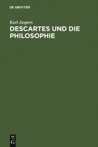 Descartes und die Philosophie_cover