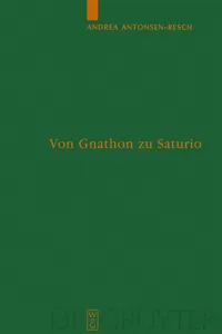 Von Gnathon zu Saturio_cover