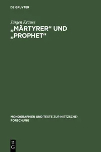 "Märtyrer" und "Prophet"_cover