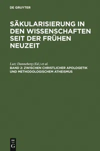 Zwischen christlicher Apologetik und methodologischem Atheismus_cover