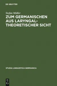 Zum Germanischen aus laryngaltheoretischer Sicht_cover