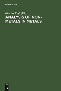 Analysis of Non-Metals in Metals_cover