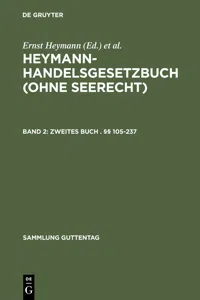 Zweites Buch . §§ 105-237_cover