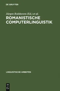 Romanistische Computerlinguistik_cover