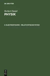 Elektrodynamik - relativistische Physik_cover