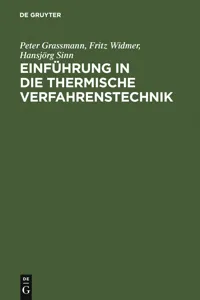 Einführung in die thermische Verfahrenstechnik_cover