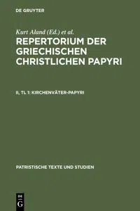 Kirchenväter-Papyri_cover