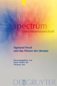 Sigmund Freud und das Wissen der Literatur_cover