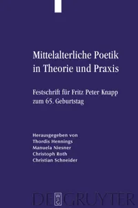 Mittelalterliche Poetik in Theorie und Praxis_cover