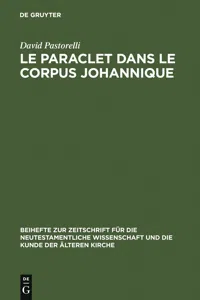 Le Paraclet dans le corpus johannique_cover