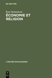 Économie et religion_cover