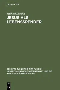 Jesus als Lebensspender_cover