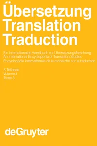 Übersetzung - Translation - Traduction. 3. Teilband_cover