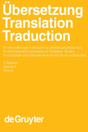 Übersetzung - Translation - Traduction. 3. Teilband