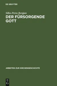 Der fürsorgende Gott_cover