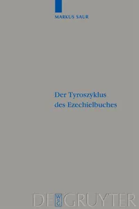 Der Tyroszyklus des Ezechielbuches_cover