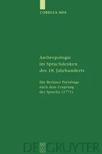 Anthropologie im Sprachdenken des 18. Jahrhunderts_cover