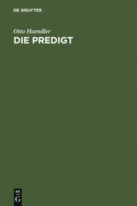 Die Predigt_cover