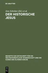 Der historische Jesus_cover