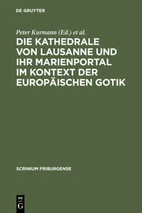 Die Kathedrale von Lausanne und ihr Marienportal im Kontext der europäischen Gotik_cover