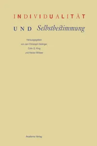 Individualität und Selbstbestimmung_cover