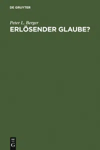 Erlösender Glaube?_cover