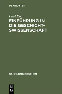 Einführung in die Geschichtswissenschaft_cover