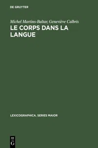 Le corps dans la langue_cover