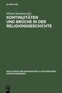 Kontinuitäten und Brüche in der Religionsgeschichte_cover