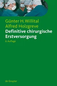 Definitive chirurgische Erstversorgung_cover