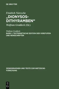 "Dionysos-Dithyramben"_cover