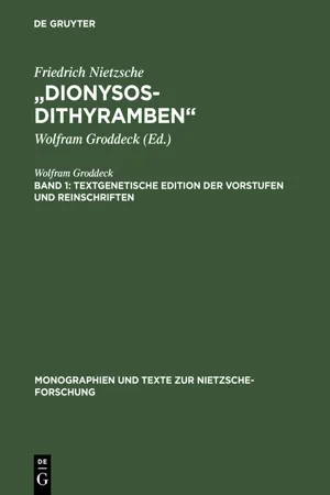 "Dionysos-Dithyramben"