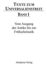 Vom Ausgang der Antike bis zur Frühscholastik_cover