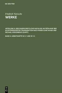 Arbeitshefte W II 1 und W II 2_cover