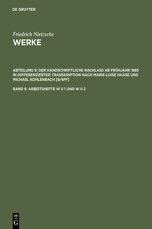 Arbeitshefte W II 1 und W II 2