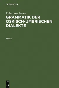 Grammatik der Oskisch-Umbrischen Dialekte_cover