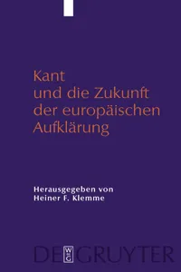 Kant und die Zukunft der europäischen Aufklärung_cover