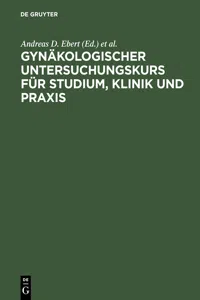 Gynäkologischer Untersuchungskurs für Studium, Klinik und Praxis_cover