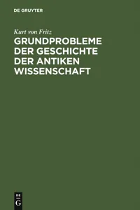 Grundprobleme der Geschichte der antiken Wissenschaft_cover