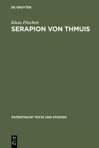 Serapion von Thmuis_cover