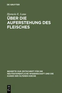 Über die Auferstehung des Fleisches_cover