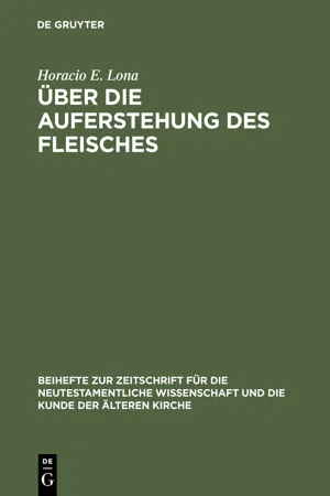 Über die Auferstehung des Fleisches