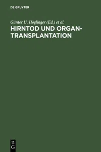 Hirntod und Organtransplantation_cover