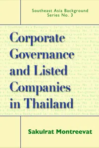 Corporate Governance of Listed Companies in Thailand_cover