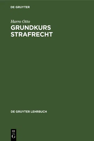 Grundkurs Strafrecht