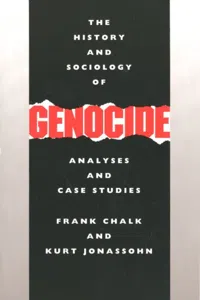 The History and Sociology of Genocide_cover