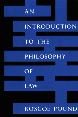 An Introduction to the Philosophy of Law