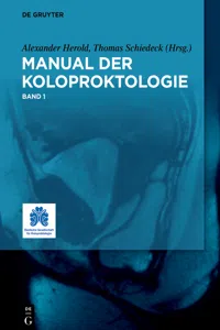 Manual der Koloproktologie_cover